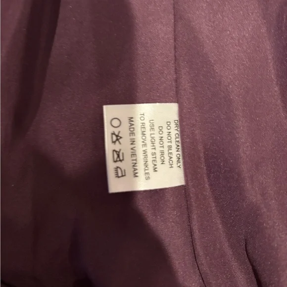 Azazie Purple Pleated Midi Dress - Picture 7 of 9